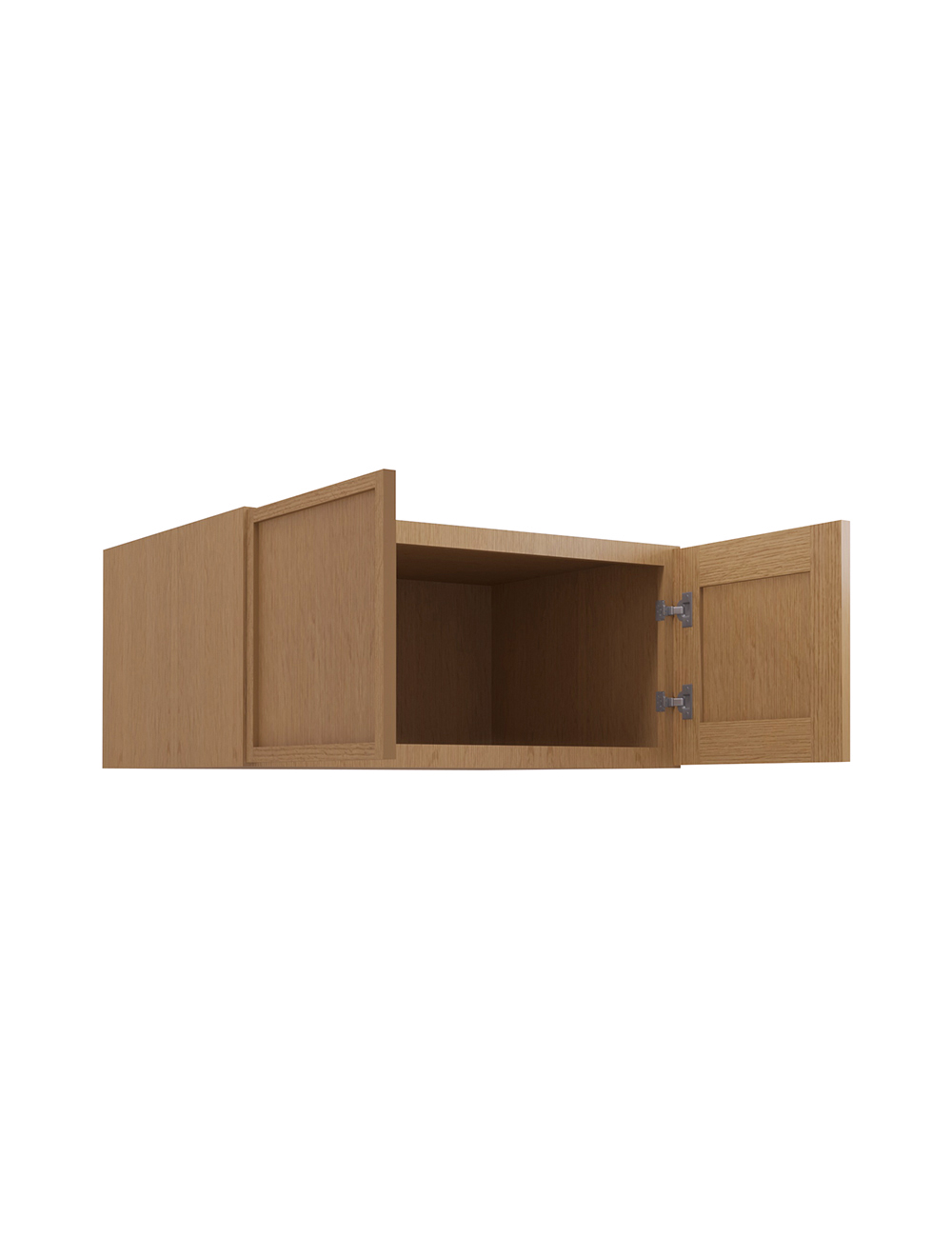 PH-W331524B: Petit Oak Shaker 33″ Refrigerator Wall Cabinet 24″ deep