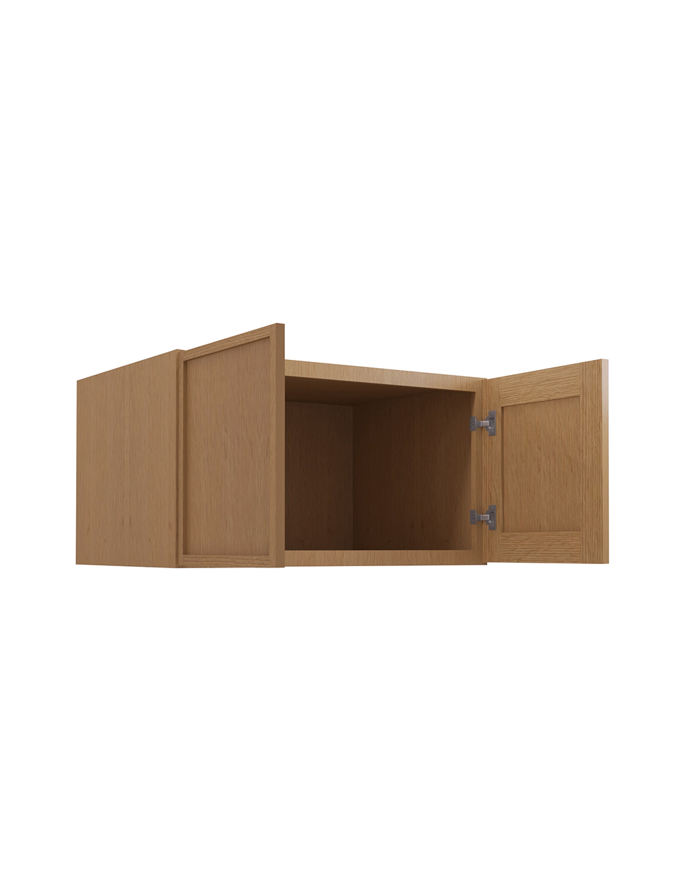 PH-W331824B: Petit Oak Shaker 33″ Refrigerator Wall Cabinet 24″ Deep