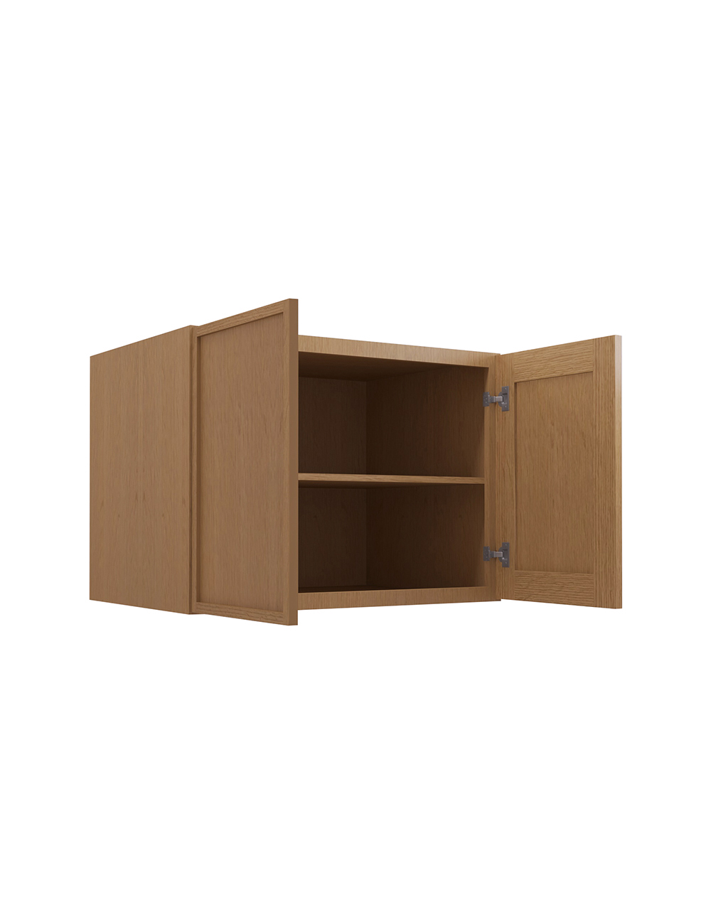 PH-W332424B: Petit Oak Shaker 33″ Refrigerator Wall Cabinet 24″ deep