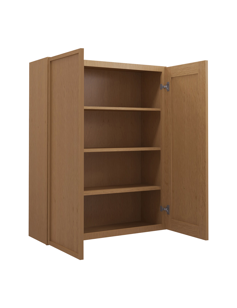 PH-W3342B: Petit Oak Shaker 33″ Double Door Wall Cabinet