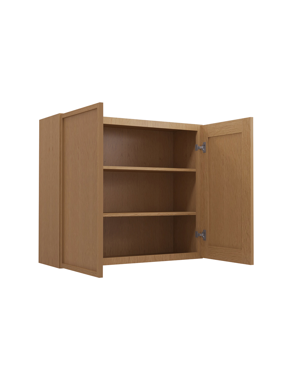 PH-W3630B: Petit Oak Shaker 36″ Double Door Wall Cabinet