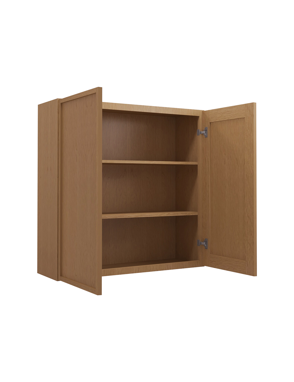 PH-W3636B: Petit Oak Shaker 36″ Double Door Wall Cabinet