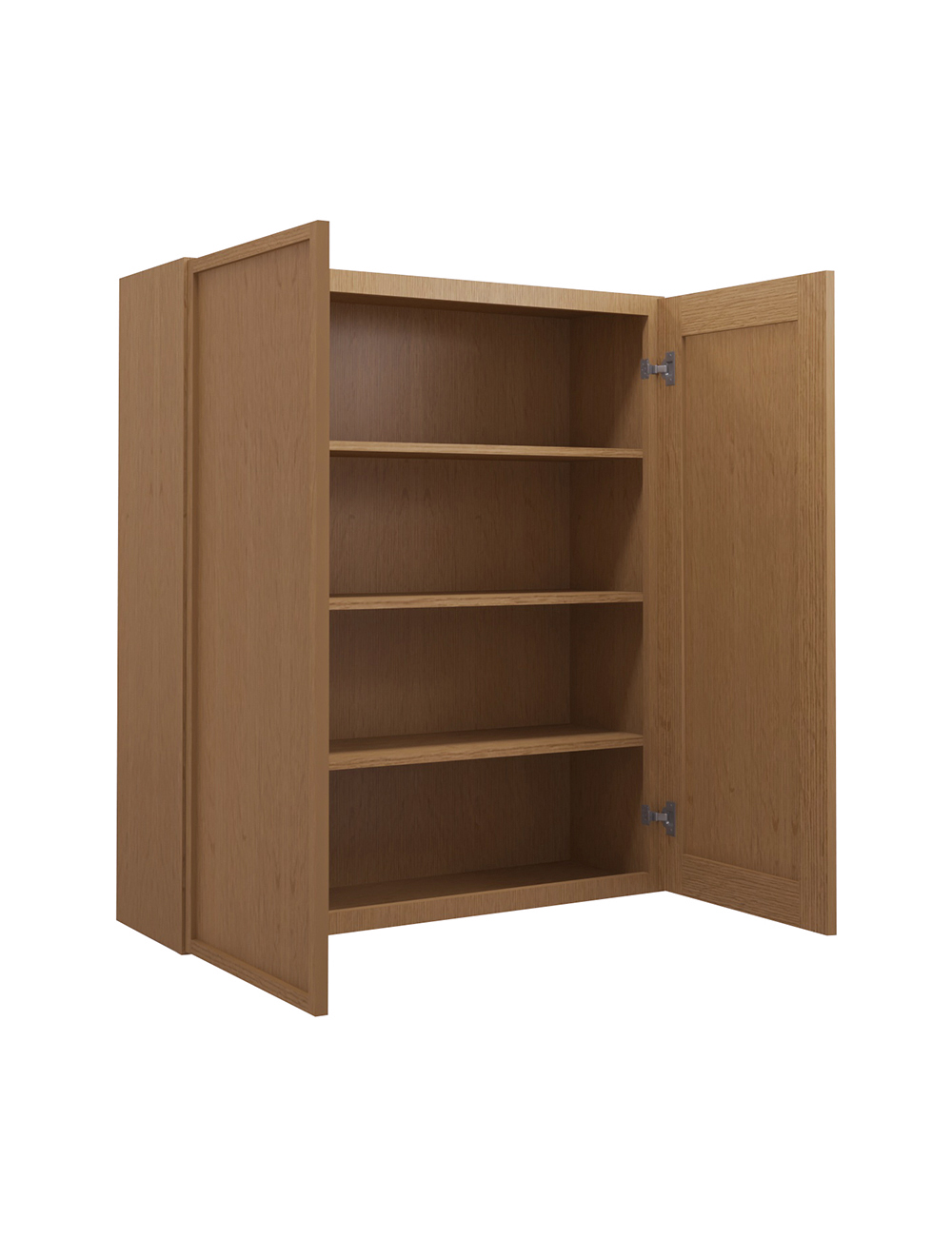 PH-W3642B: Petit Oak Shaker 36″ Double Door Wall Cabinet