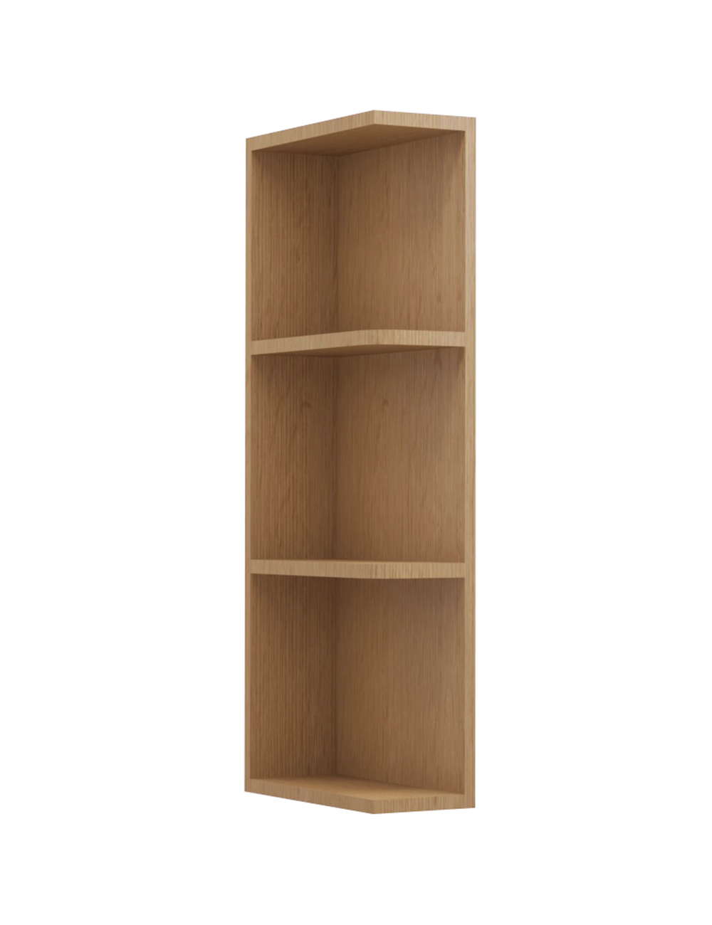 PH-WES530: Petit Oak Shaker 5″ Knick Knack Wall Shelf