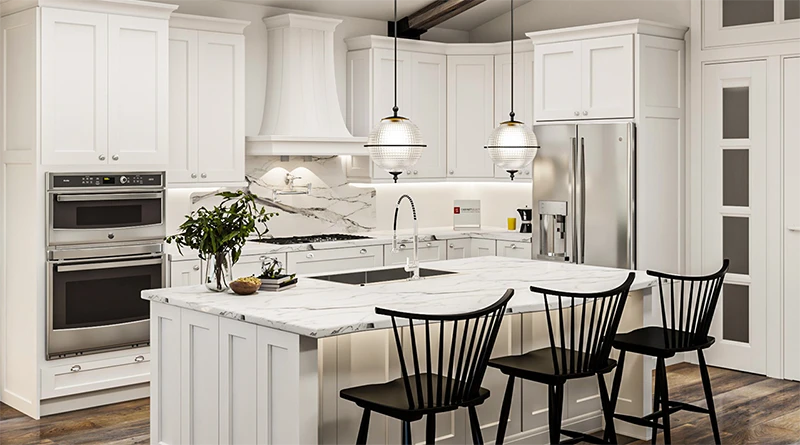 Pre Assembled White Cabinets