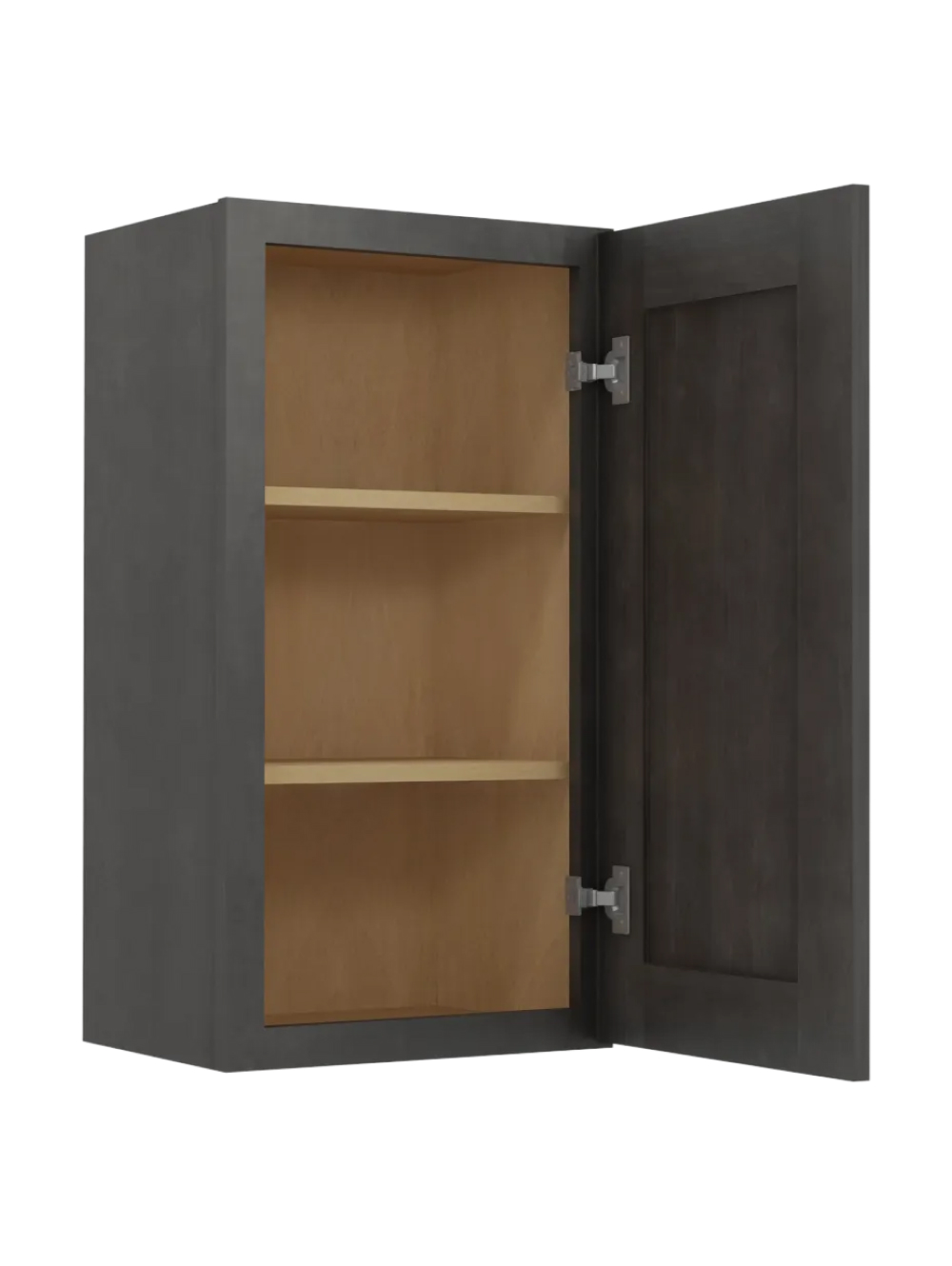 SCN-W1530: Shaker Cinder 15″ Single Door 30″ High Wall Cabinet