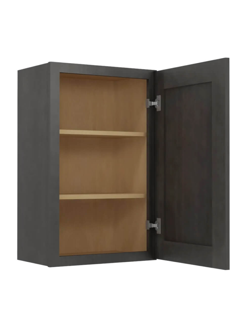 SCN-W1830: Shaker Cinder 18″ Single Door 30″ High Wall Cabinet