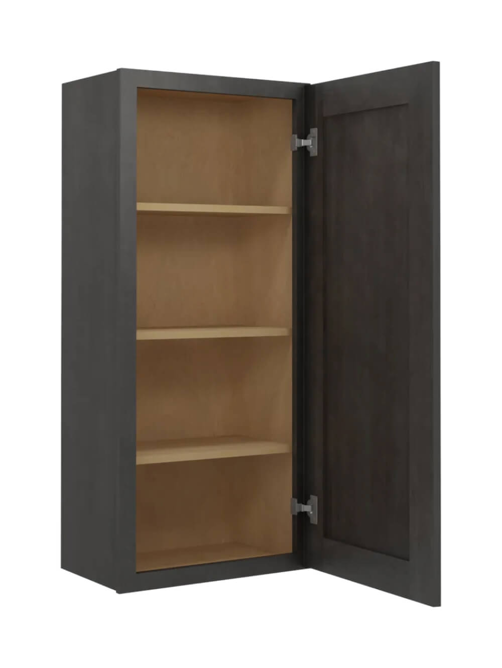 SCN-W1842: Shaker Cinder 18″ Single Door 42″ High Wall Cabinet