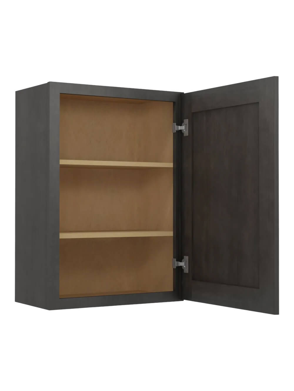 SCN-W2130: Shaker Cinder 21″ Single Door 30″ High Wall Cabinet