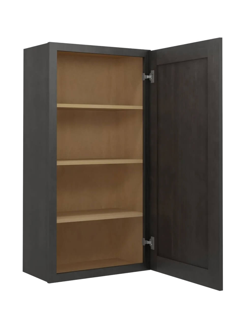 SCN-W2142: Shaker Cinder 21″ Single Door 42″ High Wall Cabinet