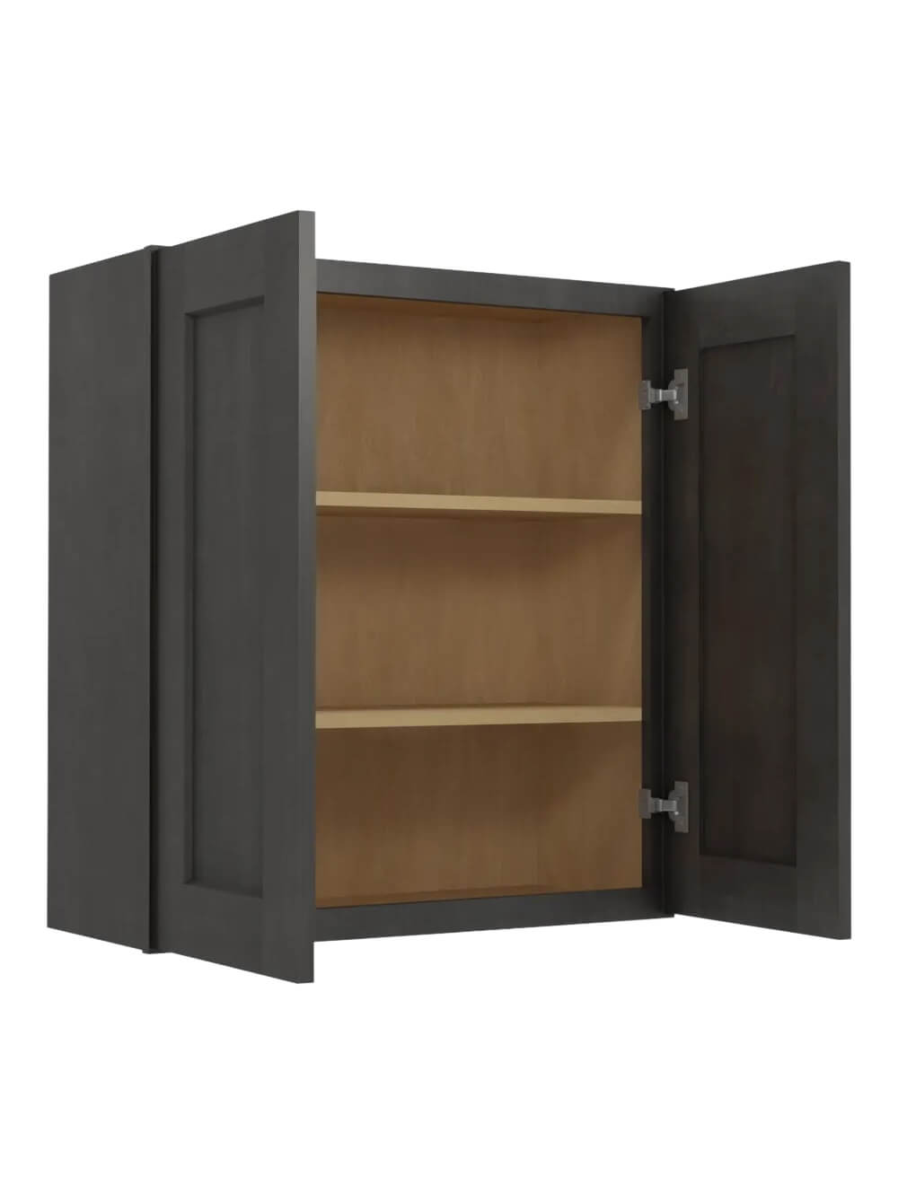 SCN-W2730: Shaker Cinder 27″ Double Door 30″ High Wall Cabinet
