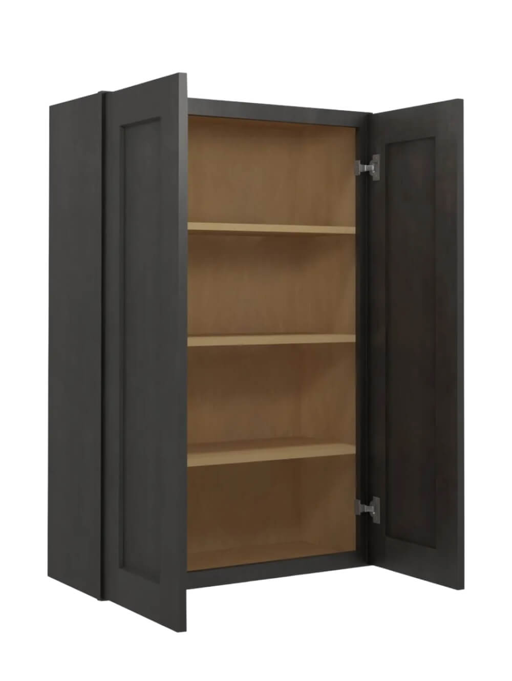 SCN-W2742: Shaker Cinder 27″ Double Door 42″ High Wall Cabinet