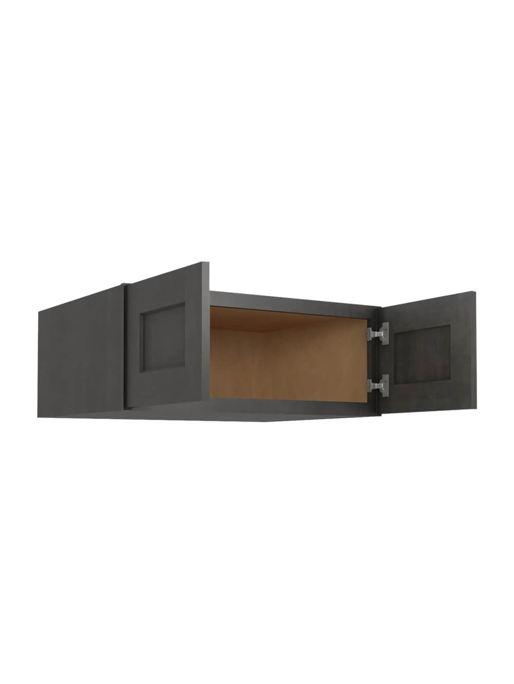 SCN-W301224: Shaker Cinder 30″ Wall Refrigerator Cabinets 12″ H (24″ Deep)