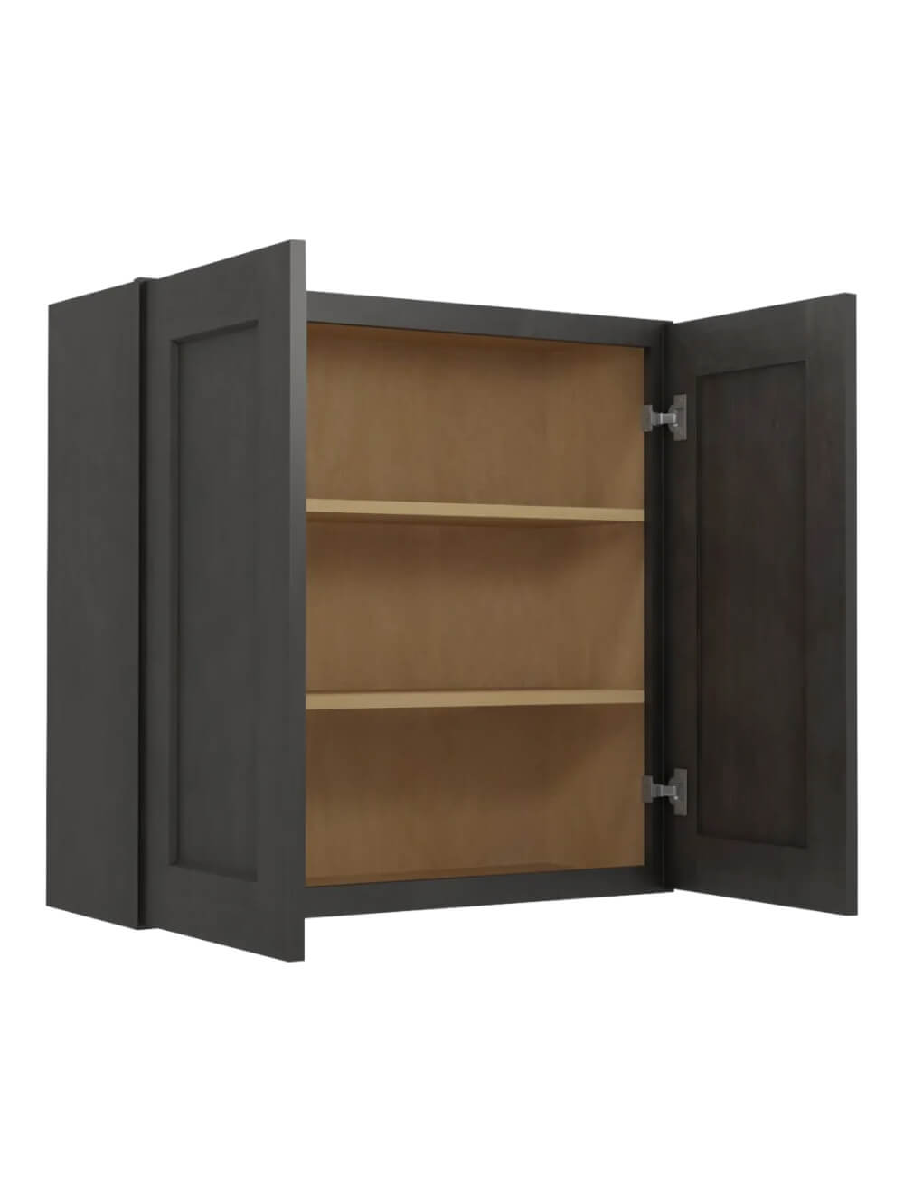 SCN-W3030: Shaker Cinder 30″ Double Door 30″ High Wall Cabinet