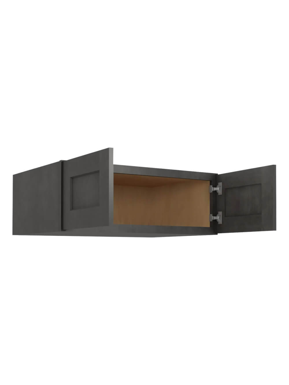 SCN-W331224: Shaker Cinder 33″ Wall Refrigerator Cabinets 12″ H (24″ Deep)