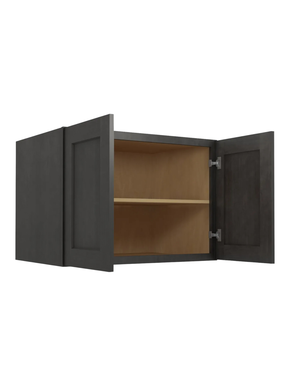 SCN-W332424: Shaker Cinder 33″ Wall Refrigerator Cabinets 24″ H (24″ Deep)
