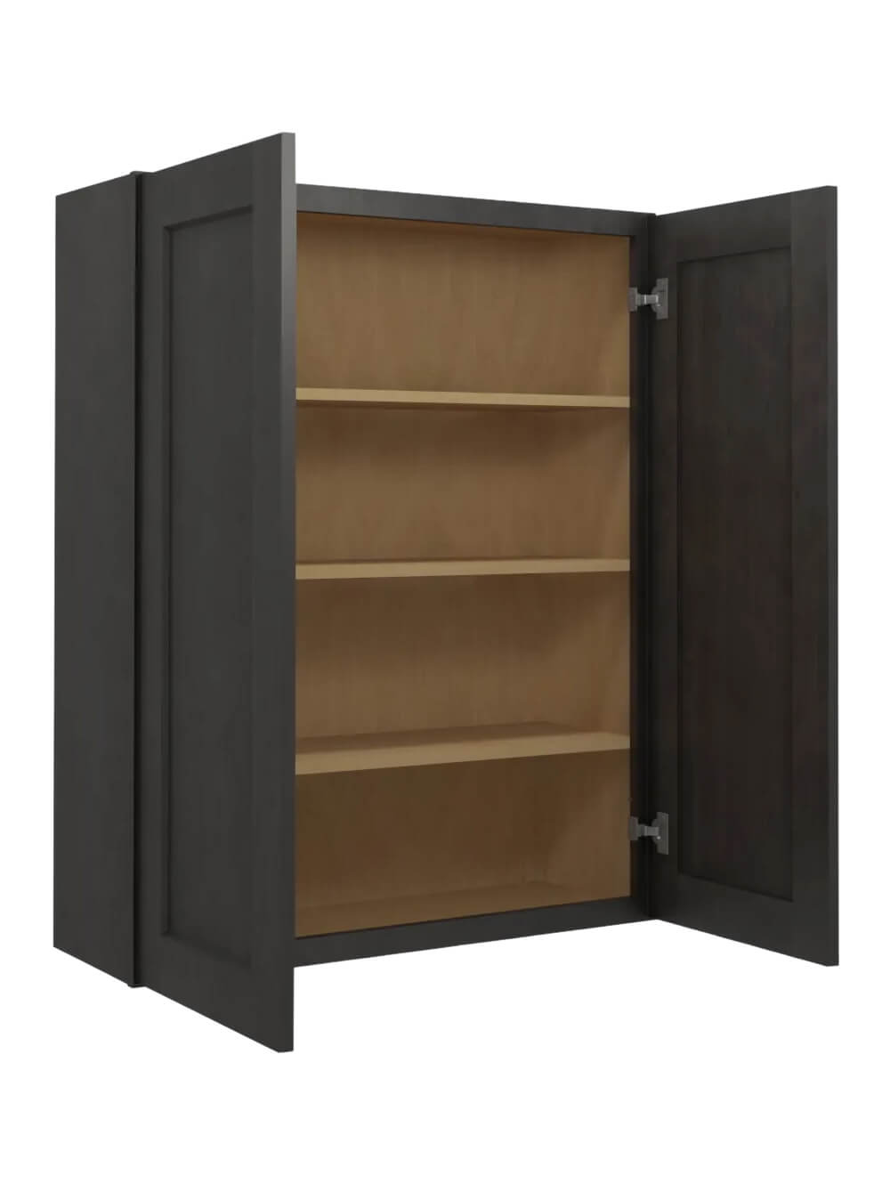 SCN-W3342: Shaker Cinder 33″ Double Door 42″ High Wall Cabinet