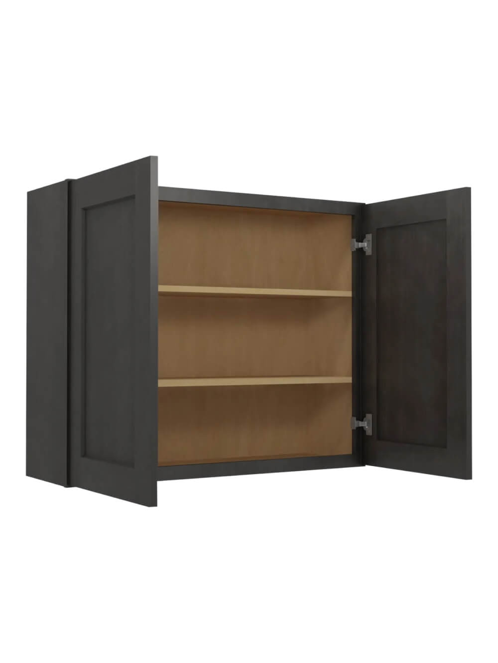 SCN-W3630: Shaker Cinder 36″ Double Door 30″ High Wall Cabinet