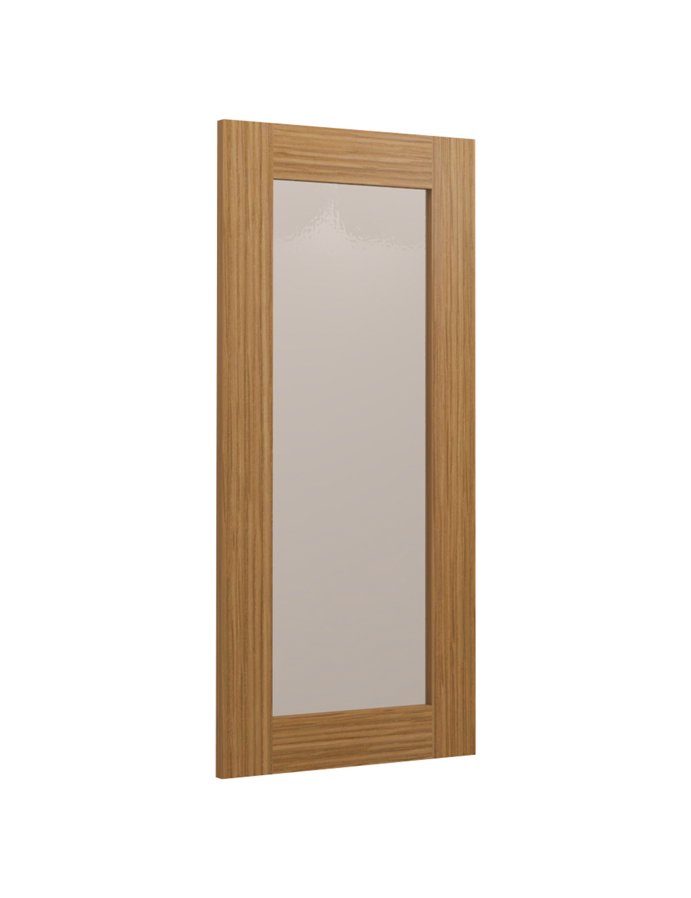 AR-WDC2436GD: Woodland Brown Shaker 24″ Diagonal Corner Glass Door