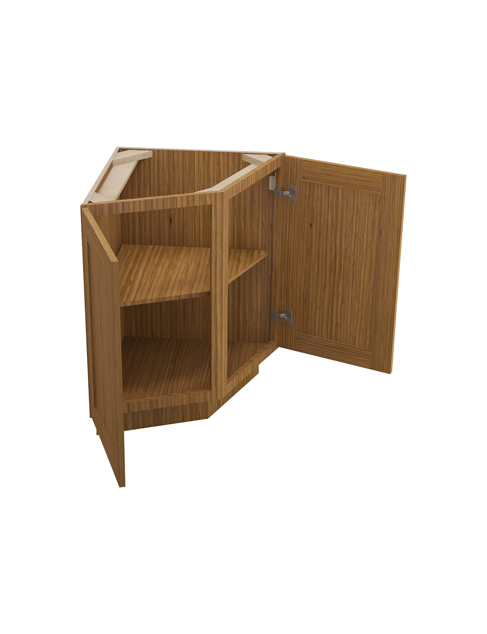 AR-AB24 (Base): Woodland Brown Shaker 24″ Angle Base End Cabinet