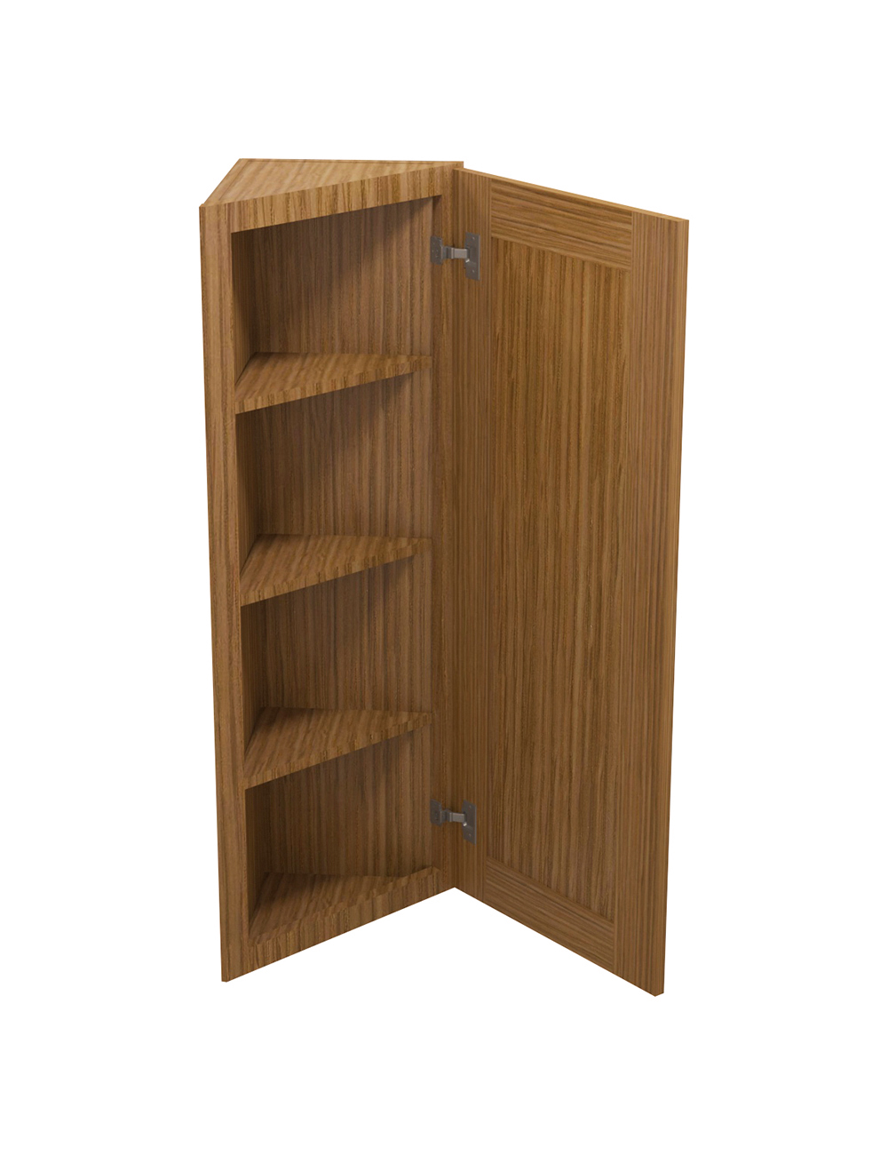 AR-AW42: Woodland Brown Shaker 42″ Angled Wall End Cabinet