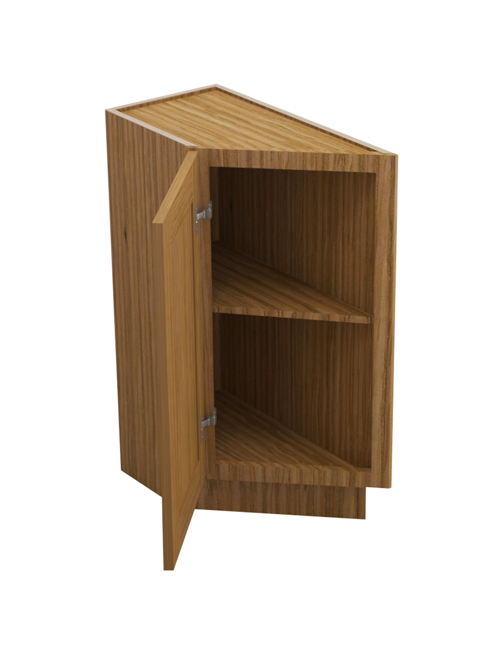 AR-BTC12L: Woodland Brown Shaker 12″ Angle Base End Cabinet