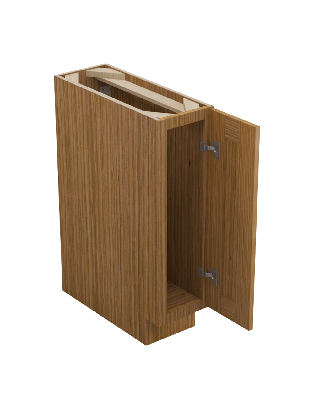 AR-FB09: Woodland Brown Shaker 9″ Full Height Base Cabinet