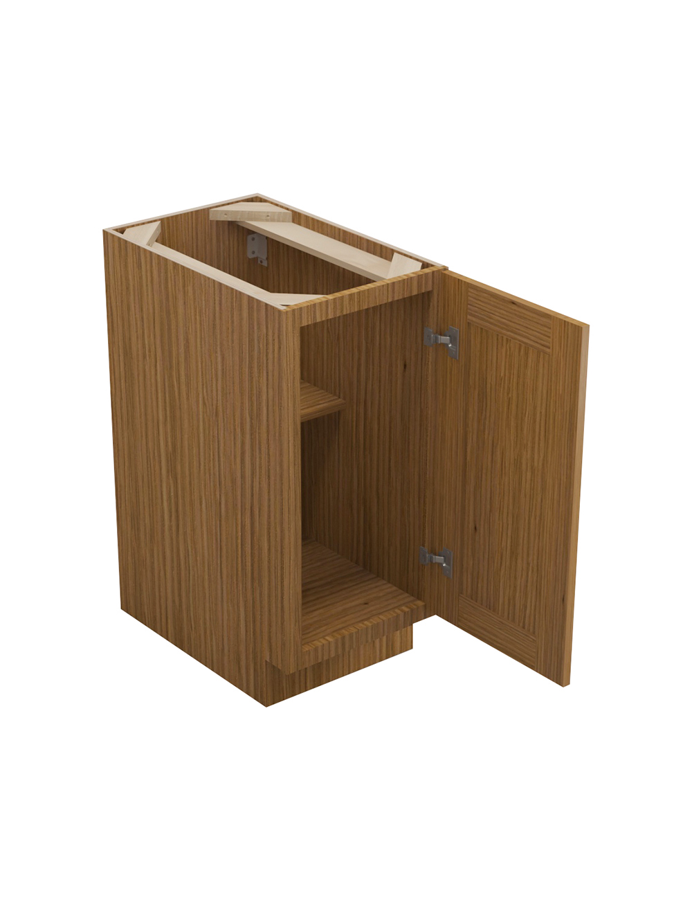 AR-FB15: Woodland Brown Shaker 15″ Full Height Base Cabinet