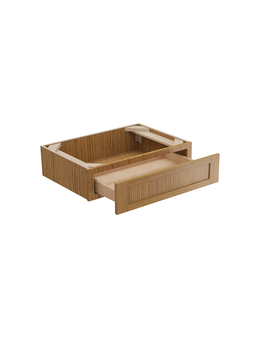 AR-SVDU3021-7″: Woodland Brown Shaker 7″ Desk drawer vanity