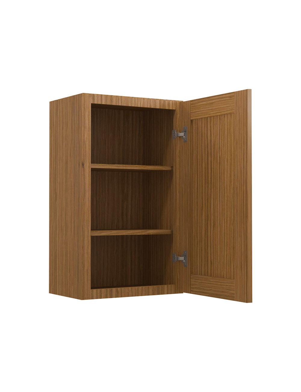 AR-W1830: Woodland Brown Shaker 18″ Wall Cabinet