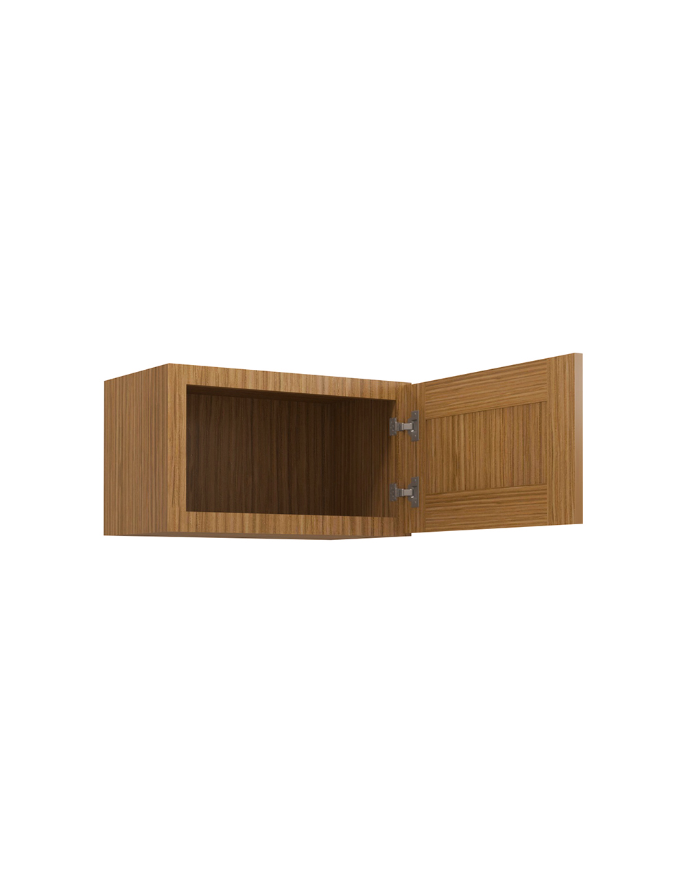 Woodland Brown Shaker 21 in. W x 12 in. D x 12 in. H Wall Stacker Cabinet