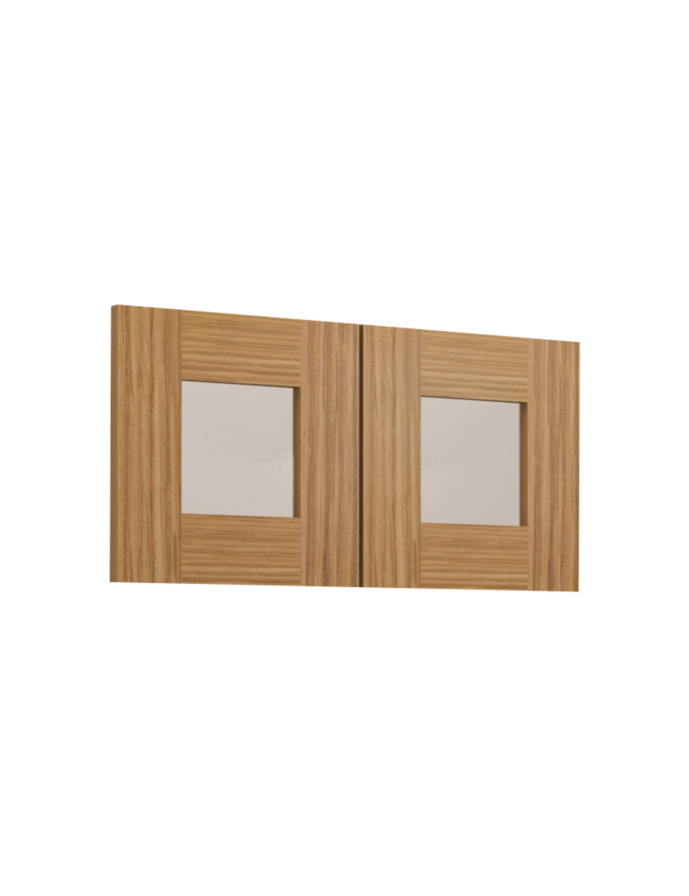 AR-W2412BGD: Woodland Brown Shaker 24″ Glass Door