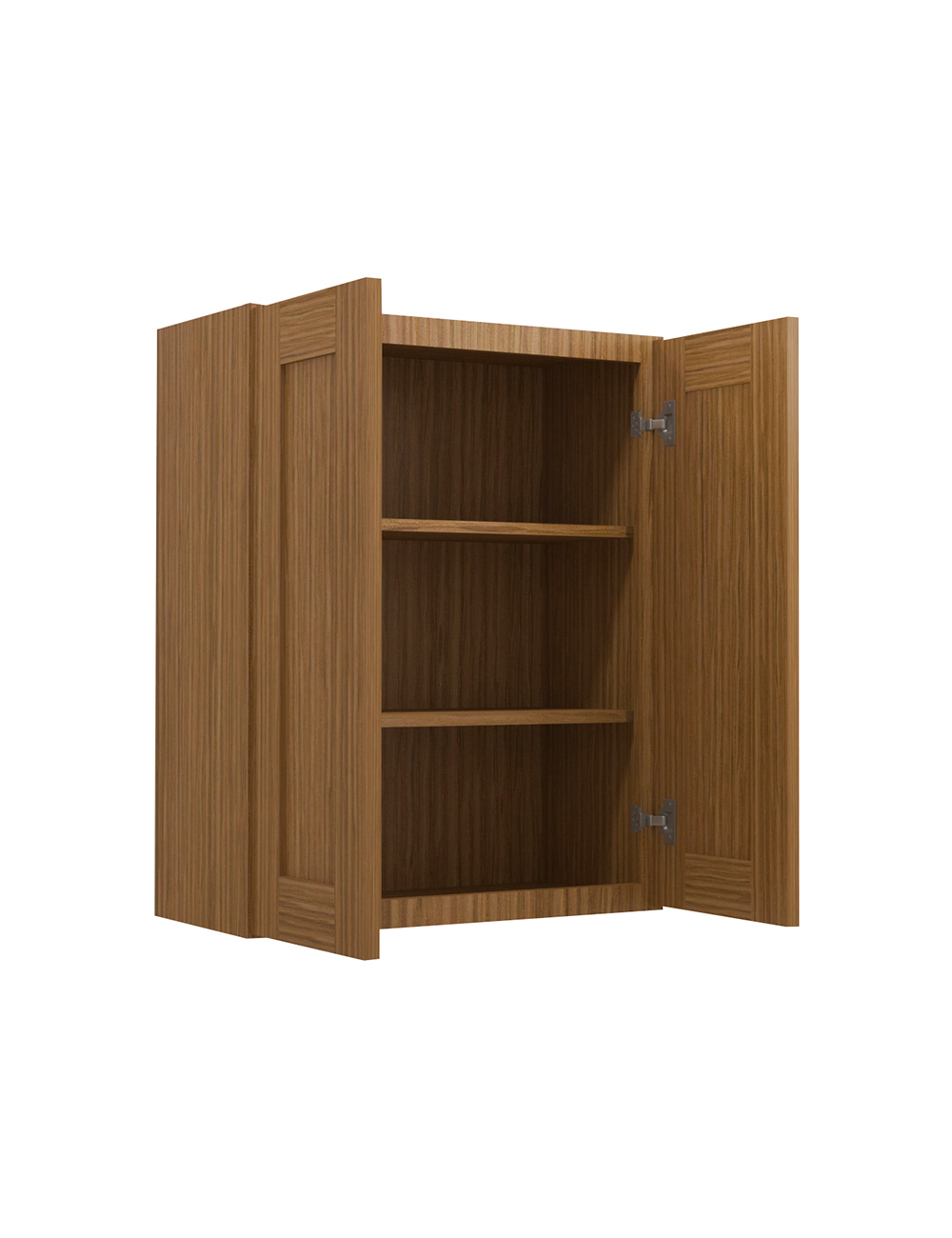 AR-W2430B: Woodland Brown Shaker 24″ Double Door Wall Cabinet
