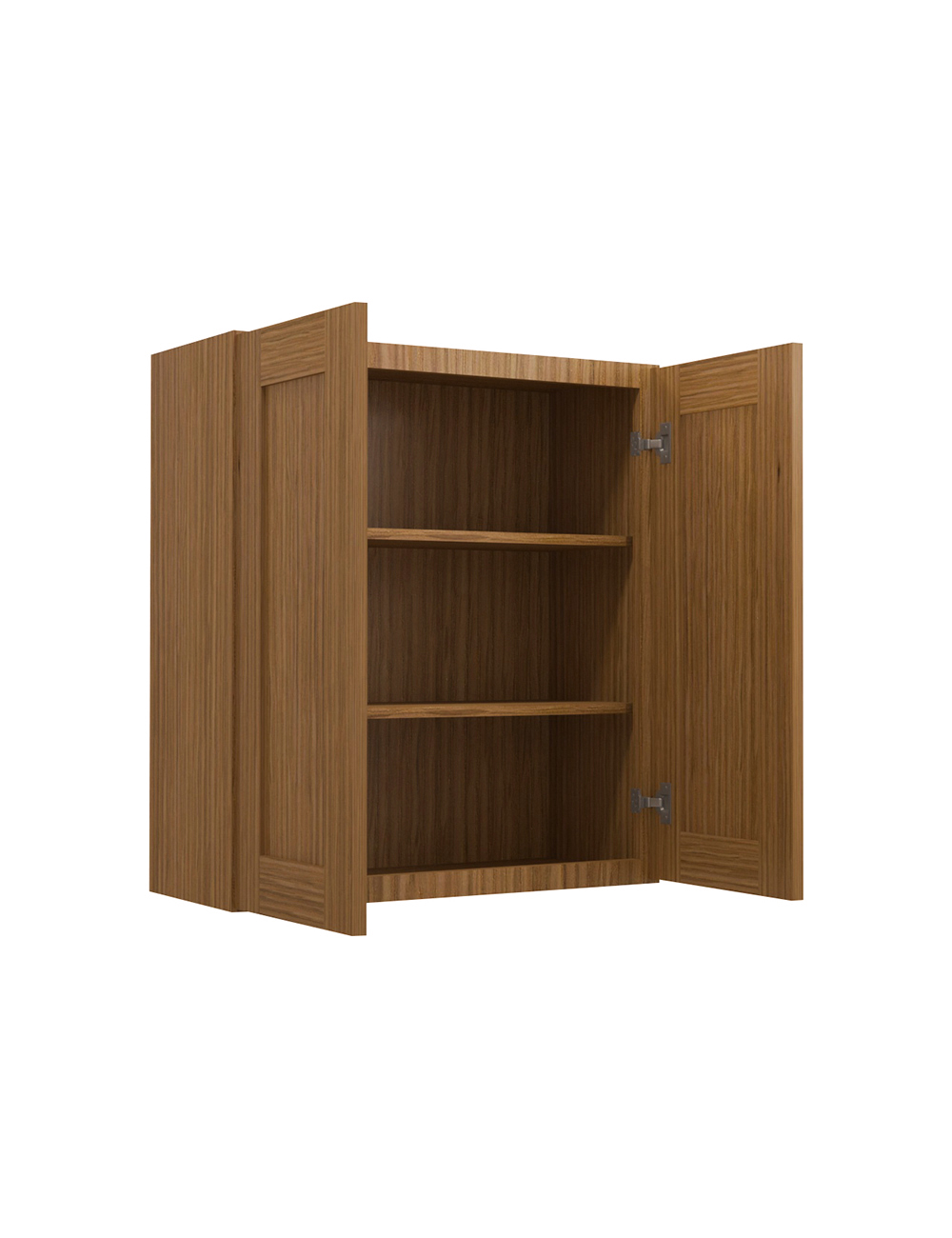 AR-W2730B: Woodland Brown Shaker 27″ Double Door Wall Cabinet