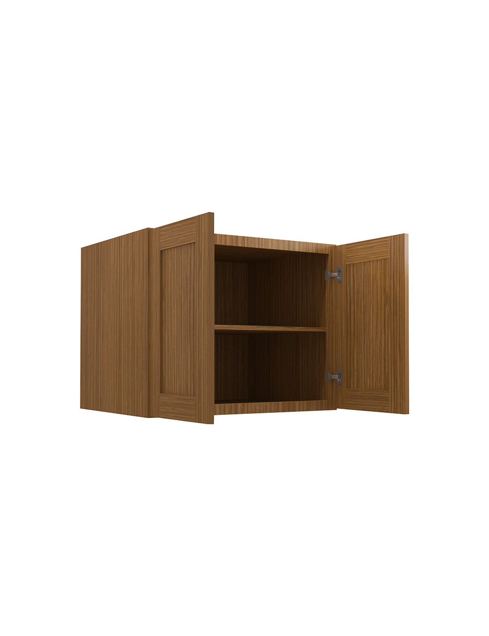 AR-W302424B: Woodland Brown Shaker 30″ Refrigerator Wall Cabinet 24″ deep
