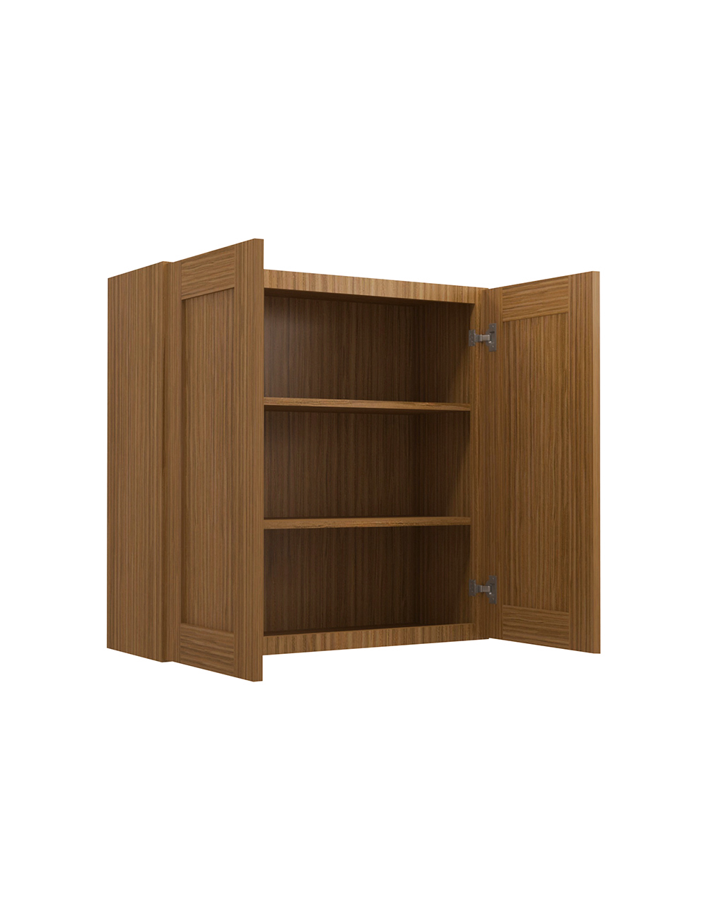AR-W3030B: Woodland Brown Shaker 30″ Double Door Wall Cabinet
