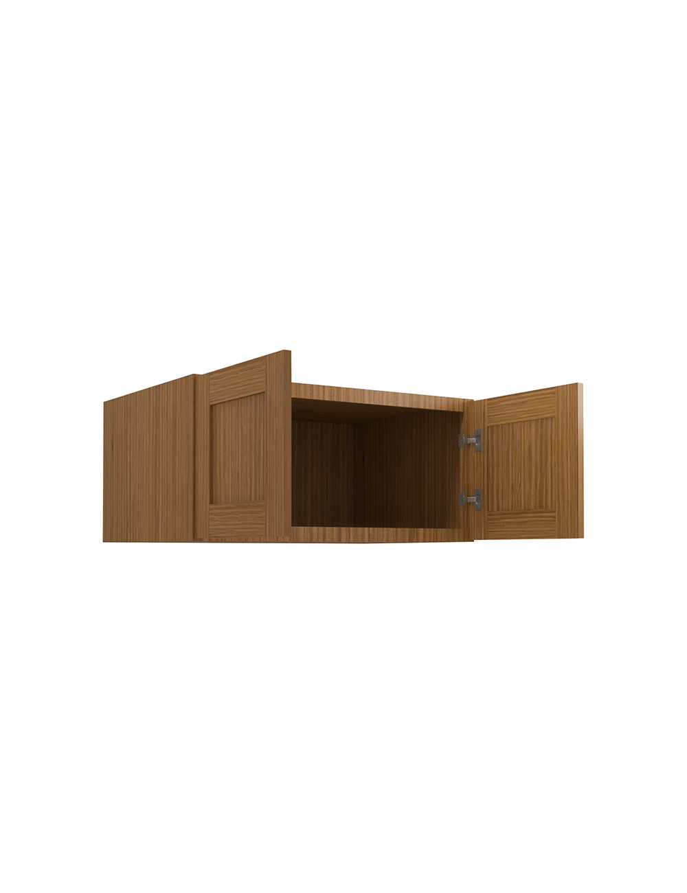 AR-W331524B: Woodland Brown Shaker 33″ Refrigerator Wall Cabinet 24″ deep