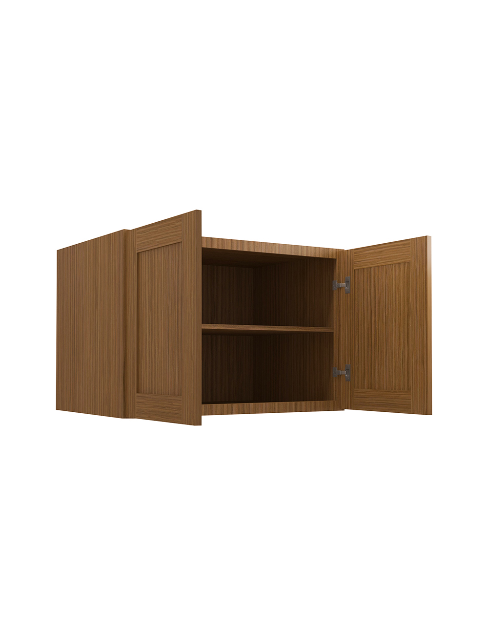 AR-W362424B: Woodland Brown Shaker 36″ Refrigerator Wall Cabinet 24″ deep