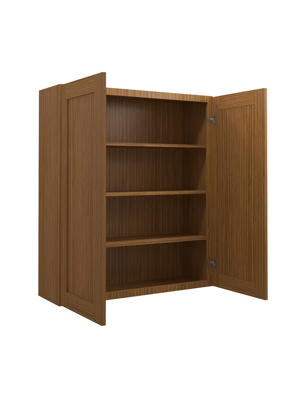 AR-W3642B: Woodland Brown Shaker 36″ Double Door Wall Cabinet
