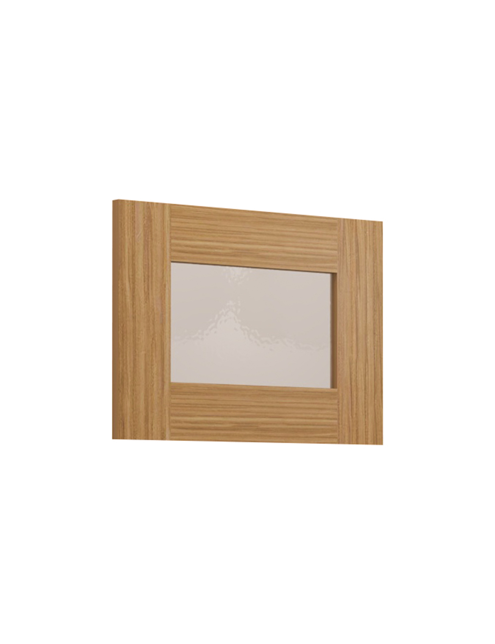 AR-WDC2412GD: Woodland Brown Shaker 24″ Diagonal Corner Glass Door