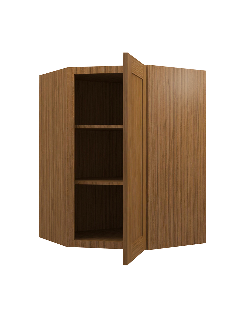AR-WDC273615: Woodland Brown Shaker 27″ Diagonal Corner Wall Cabinet