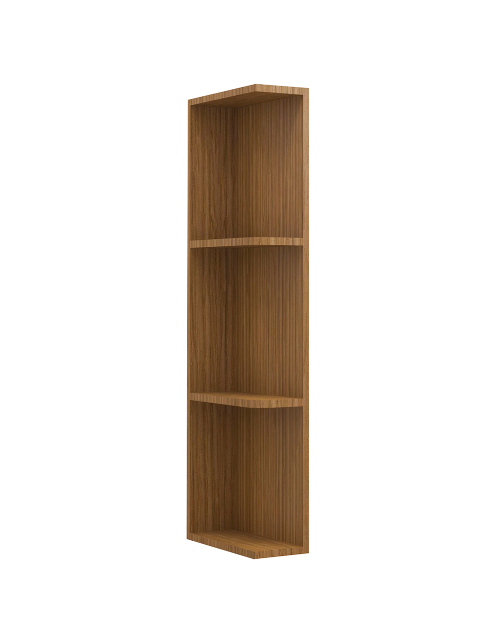 AR-WES536: Woodland Brown Shaker 5″ Knick Knack Wall Shelf