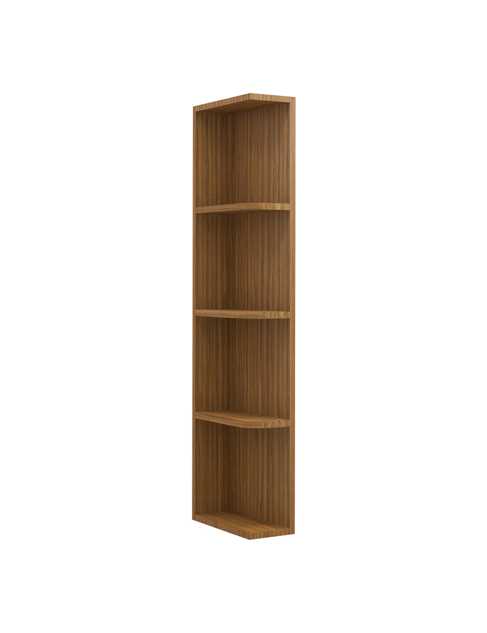 AR-WES542: Woodland Brown Shaker 5″ Knick Knack Wall Shelf