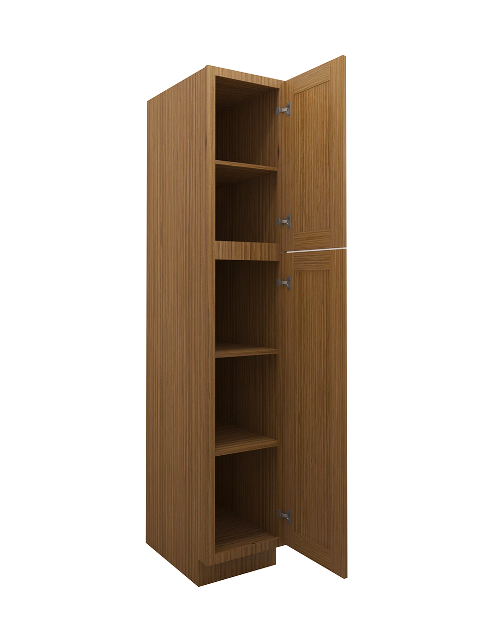 AR-WP1584: Woodland Brown Shaker 15″ 2 Door Pantry Cabinet