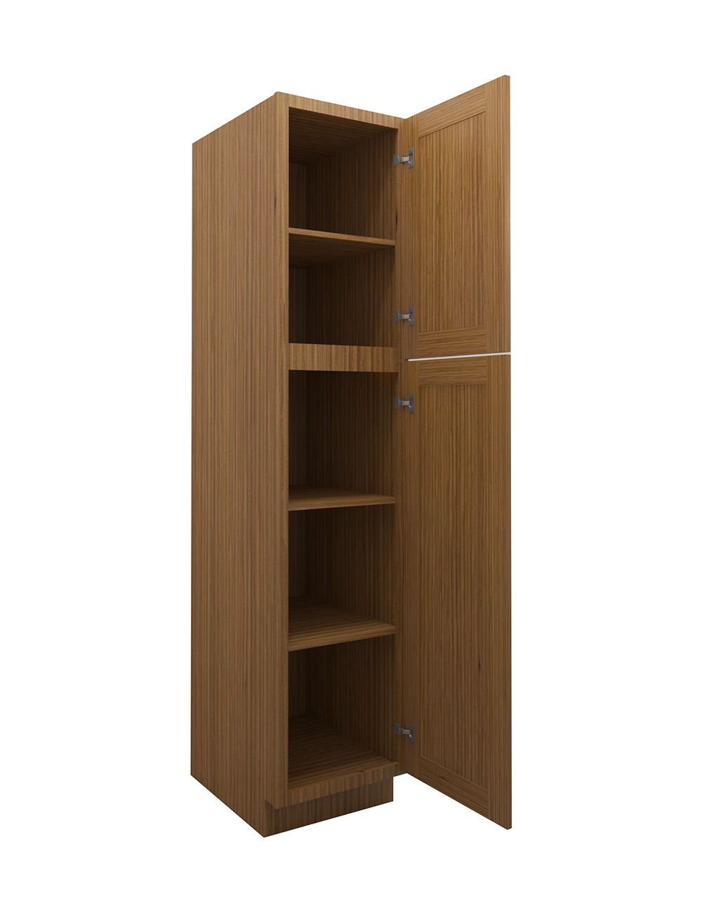 AR-WP1884: Woodland Brown Shaker 18″ 2 Door Pantry Cabinet