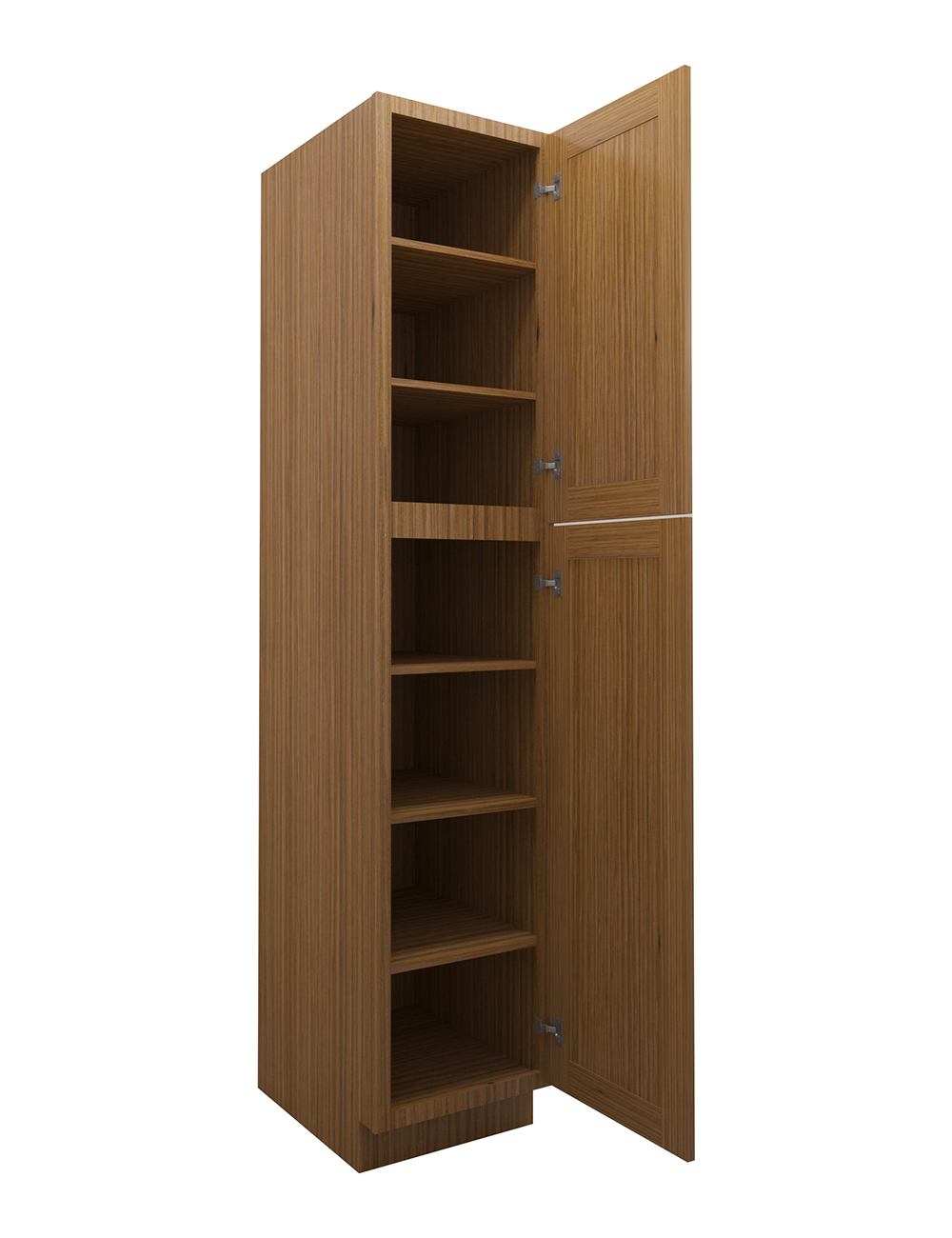 AR-WP1890: Woodland Brown Shaker 18″ 2 Door Pantry Cabinet