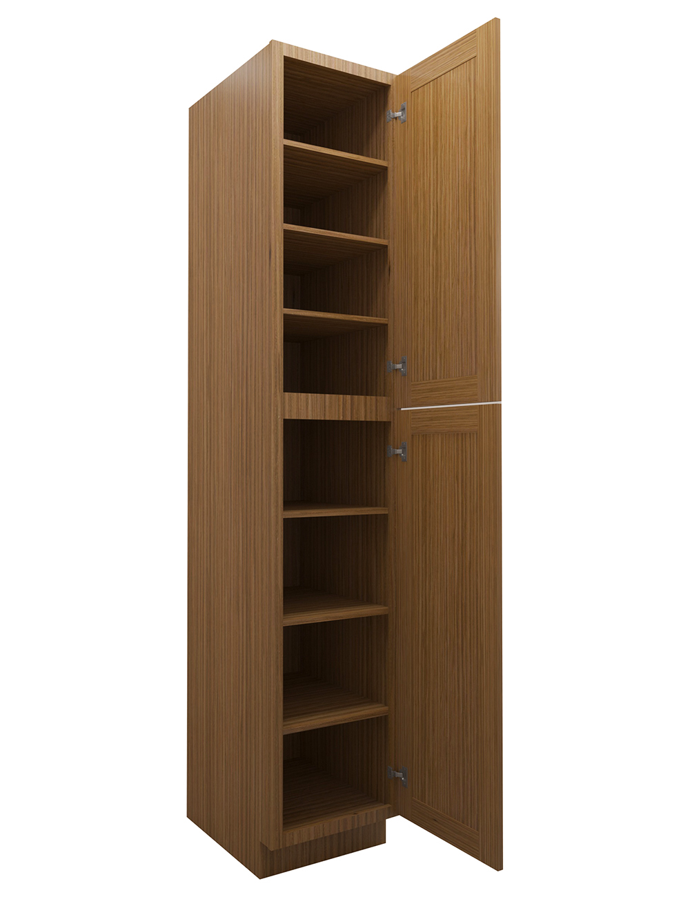 AR-WP1896: Woodland Brown Shaker 18″ 2 Door Pantry Cabinet