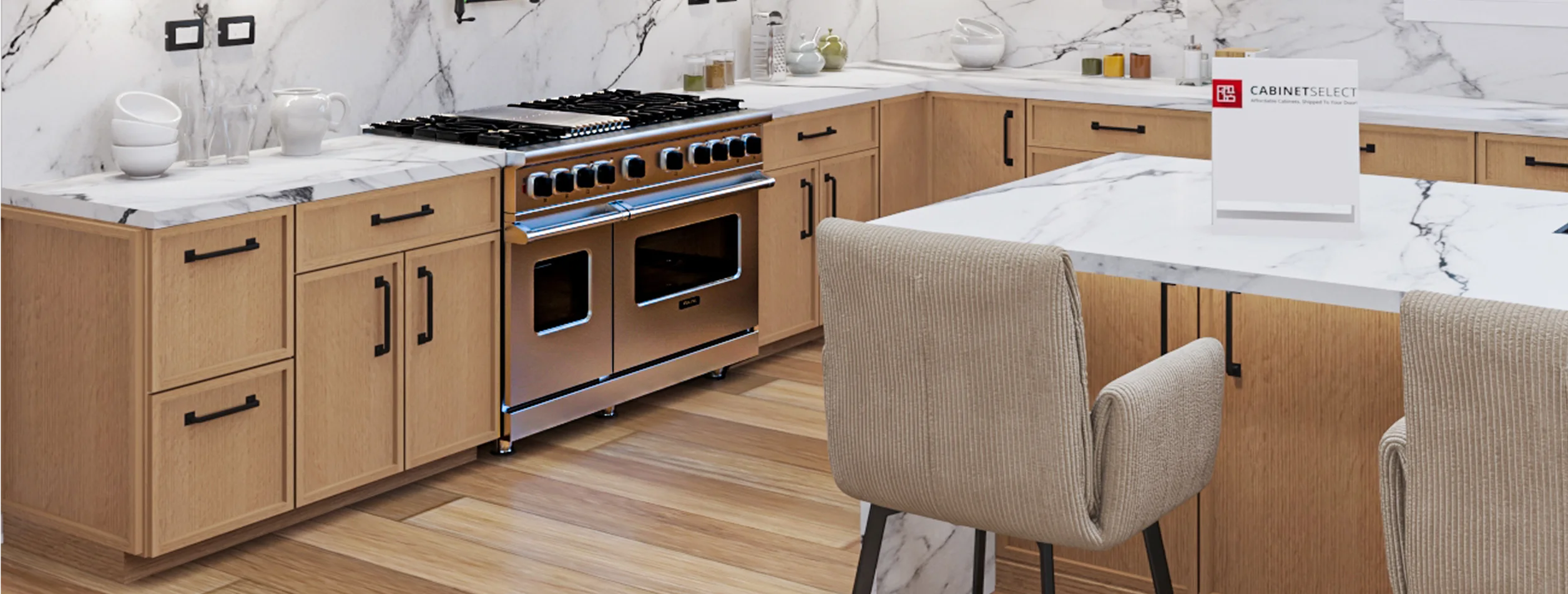 Petit Oak Shaker Base Cabinets