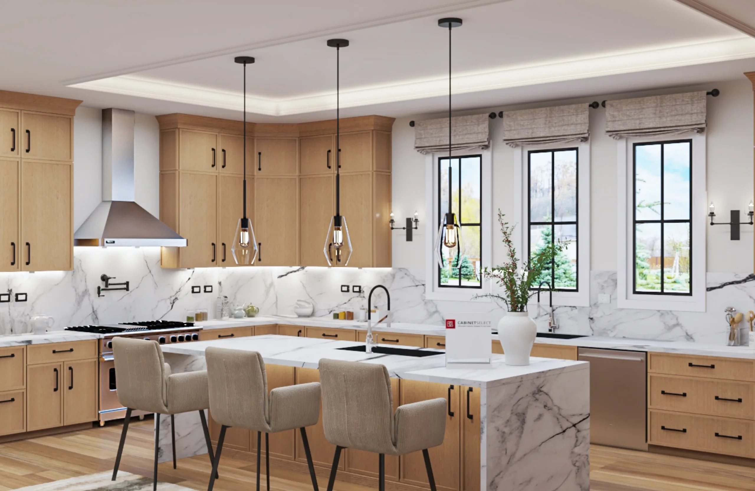 Petit Oak Shaker Kitchen