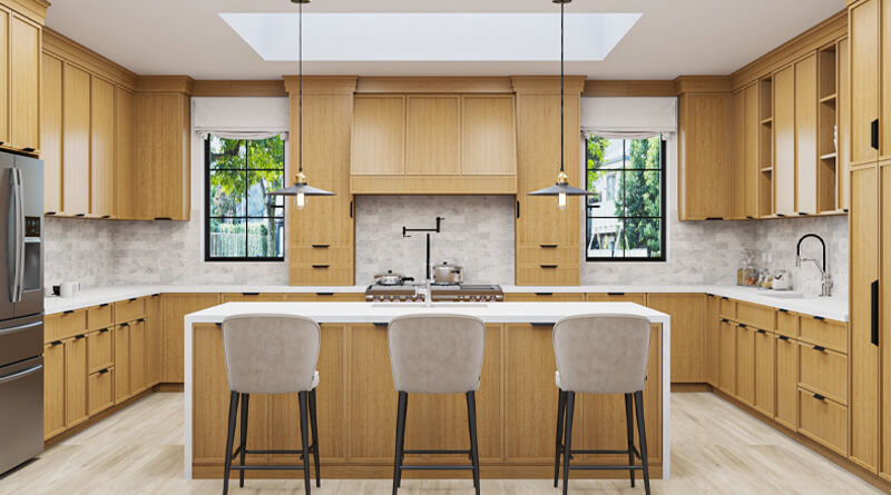 Pre Assembled Brown Cabinets